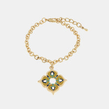Carica l&#39;immagine nel visualizzatore di Gallery, BYSIMON - Bracciale in Metallo con croce pendente impreziosita da maioliche
