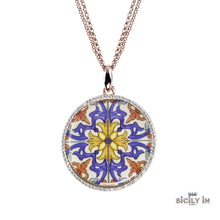 Carica l&#39;immagine nel visualizzatore di Gallery, SICILY IN - COLLANA IN METALLO ANALLERGICO CON 1 CHARM PENDENTE: IL PUNTALE
