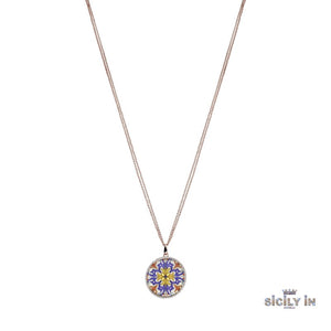 SICILY IN - COLLANA IN METALLO ANALLERGICO CON 1 CHARM PENDENTE: IL PUNTALE