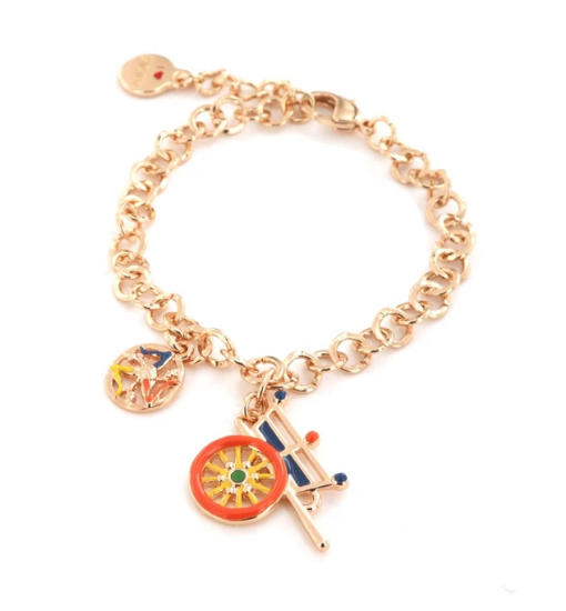 BYSIMON - Bracciale ciondolo carretto sicilia