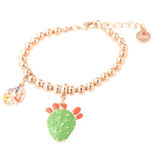 BYSIMON - Bracciale con cactus pendente