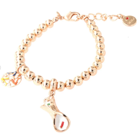 BYSIMON - Bracciale con cannolo siciliano pendente
