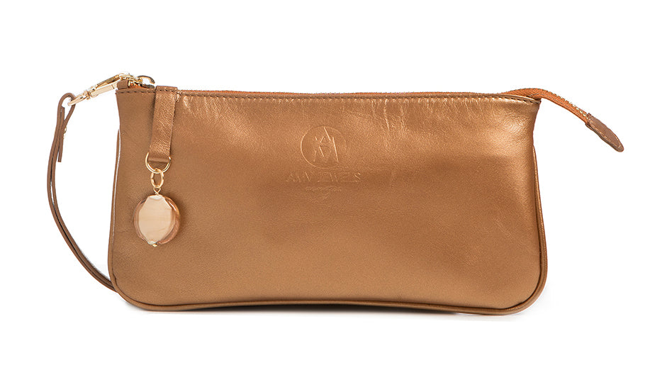 POCHETTE SELINE BRONZO