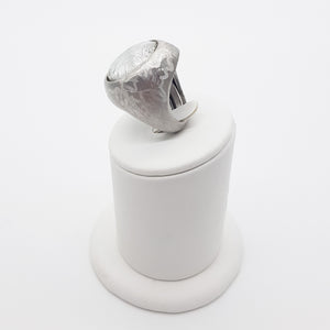 ANELLO TWILIGHT BIANCO ARGENTATO - ring - bague