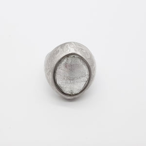 ANELLO TWILIGHT BIANCO ARGENTATO - ring - bague