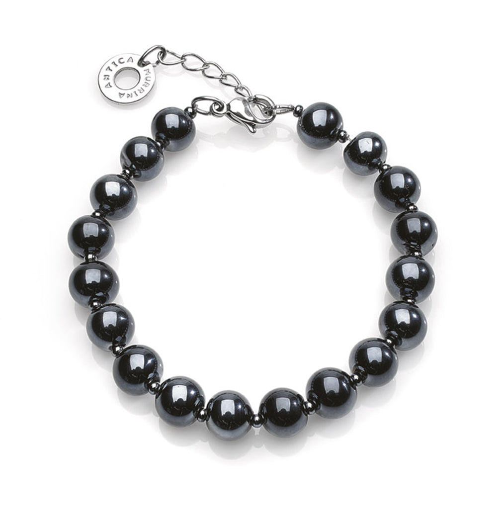 BRACCIALE PERLEADI NERO