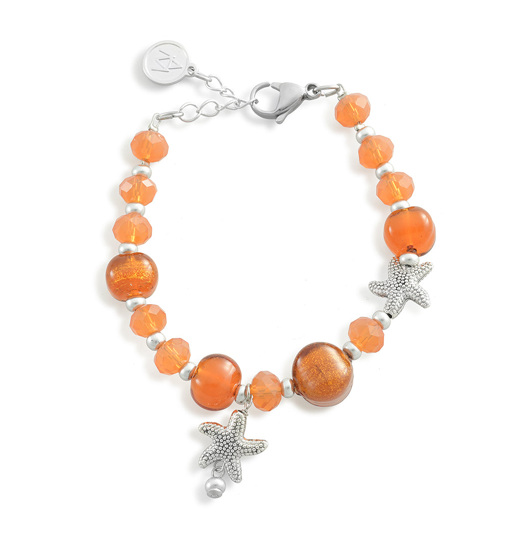 BRACCIALE MARINE COLORE CORALLO
