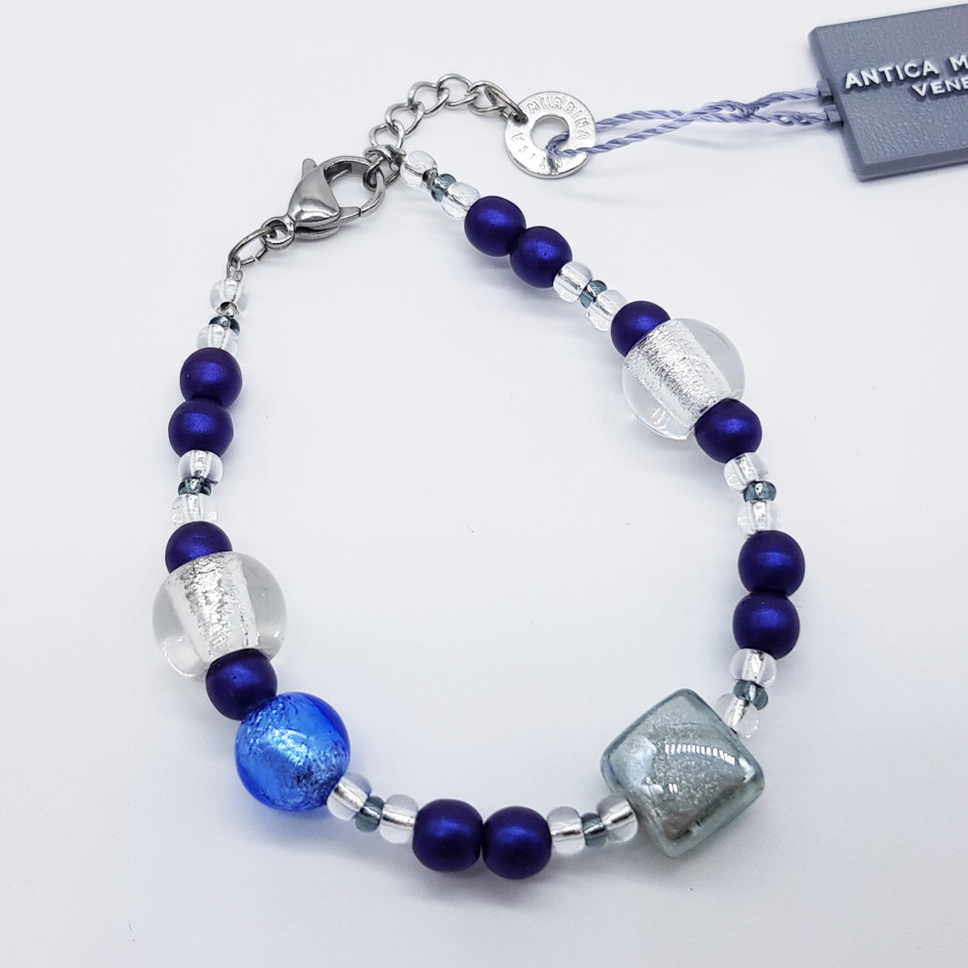 BRACCIALE IRIS LILLA/BLU -  Bracelet lilac