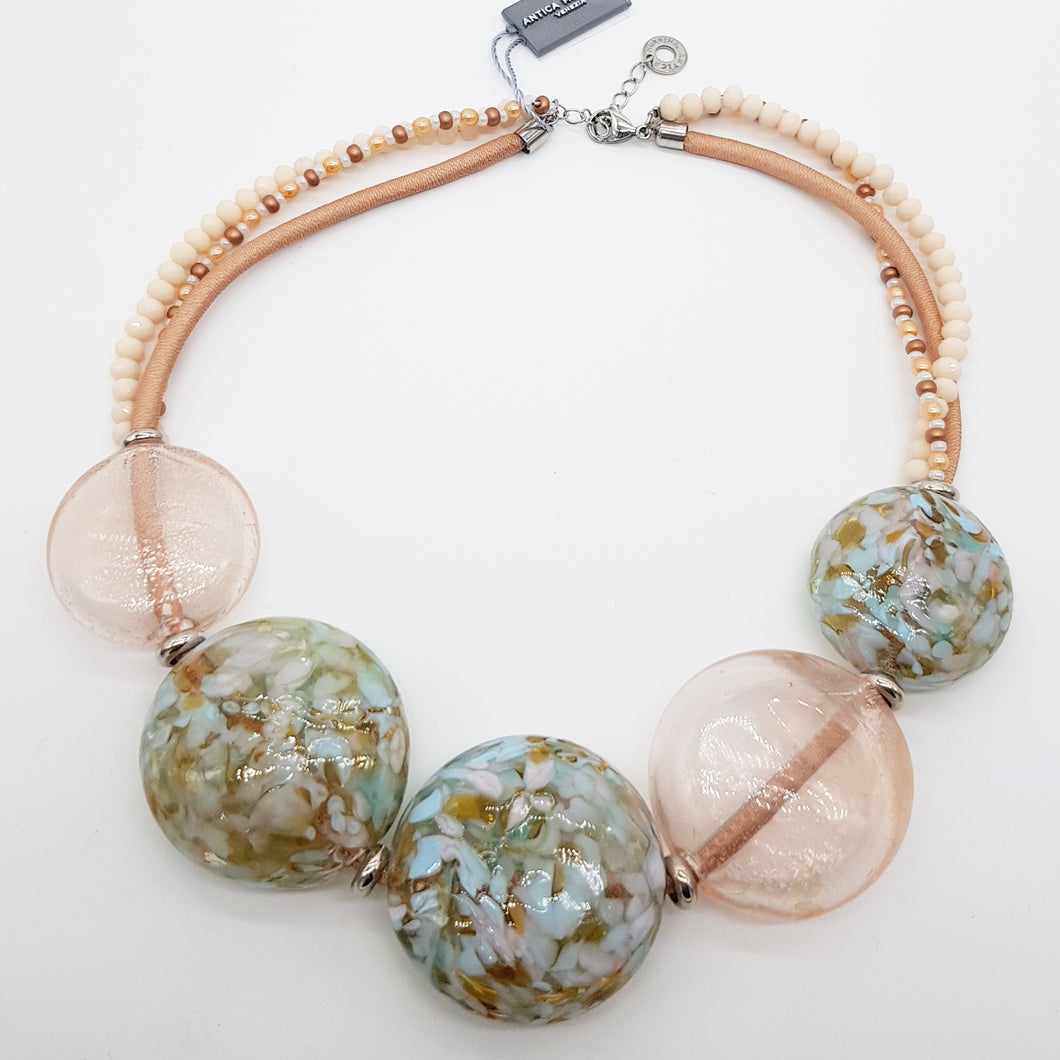 COLLANA FENICE GIROCOLLO ROSA - Neklace - Collier