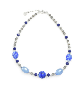 COLLANA GIROCOLLO BASIC FENICE BLU