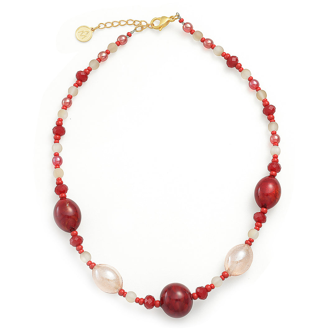 COLLANA FENICE GIROCOLLO BASIC ROSSO