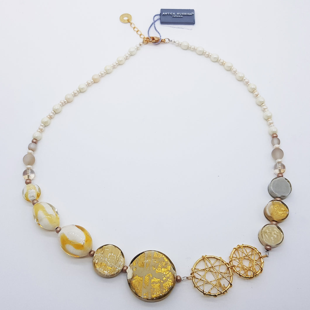 COLLANA HONEY GIROCOLLO COLORE CHAMPAGNE - necklace - collier