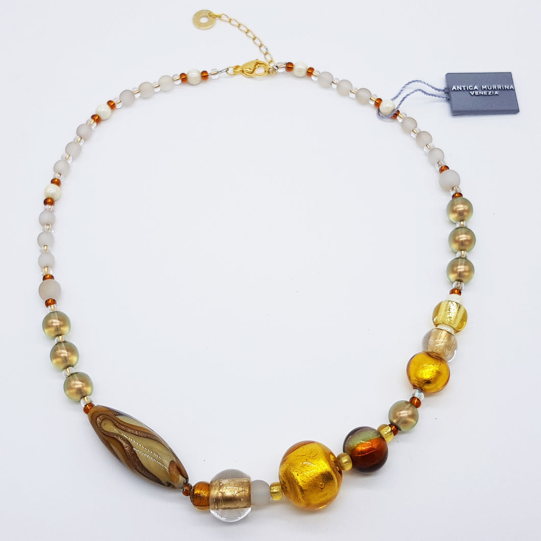 COLLANA ROSE GIROCOLLO AMBRA - Necklace amber