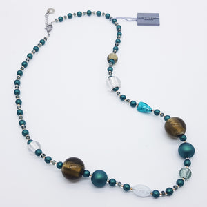 COLLANA IRIS LUNGA VERDE - Necklace Green