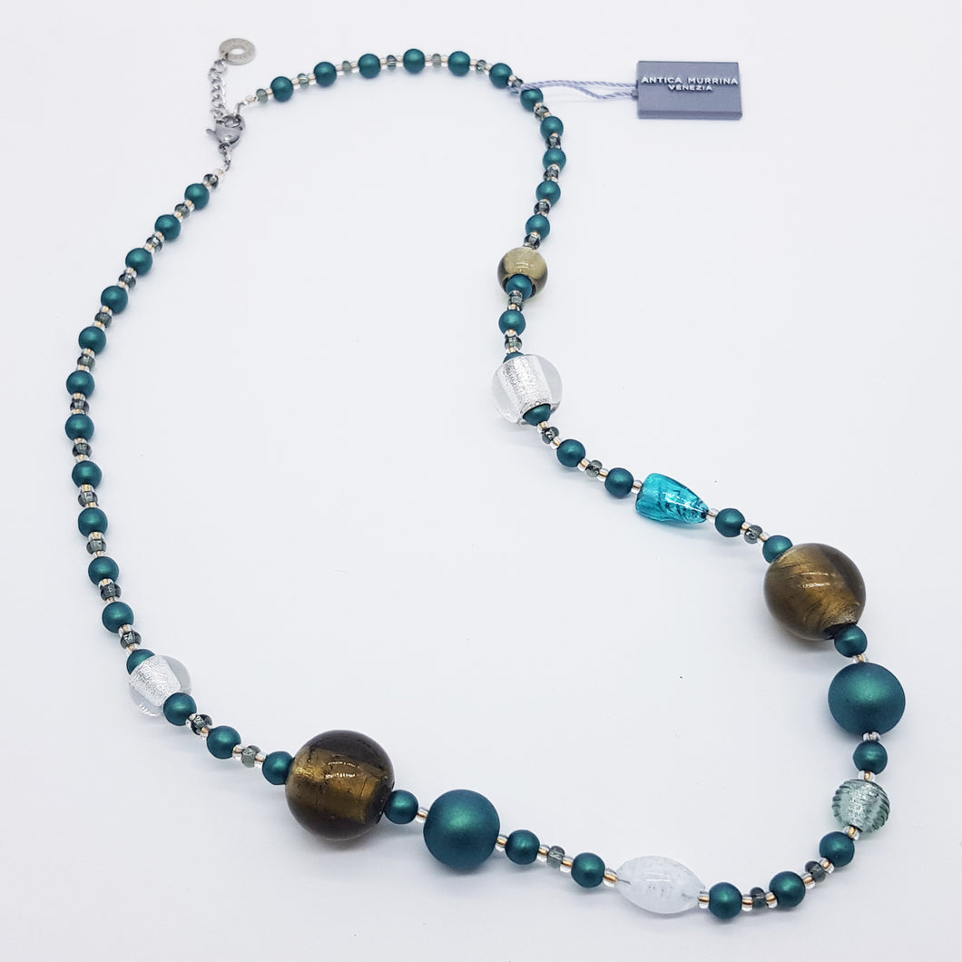 COLLANA IRIS LUNGA VERDE - Necklace Green