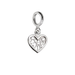 CHARM IN ARGENTO 925 CUORE