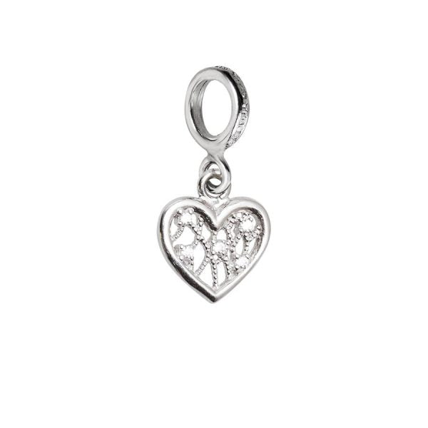 CHARM IN ARGENTO 925 CUORE