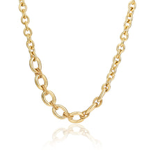 Carica l&#39;immagine nel visualizzatore di Gallery, #BrandGioielli - Collana Maglia Ovale dorata - Kadabra Lifestile
