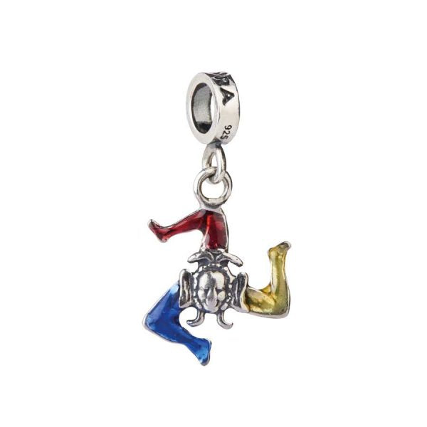 CHARM IN ARGENTO TRINACRIA SMALTATA