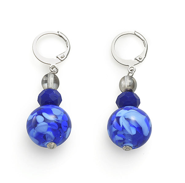 ORECCHINI FENICE BASIC BLU