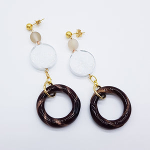 ORECCHINI BENNY MARRONE - Bracelet brown