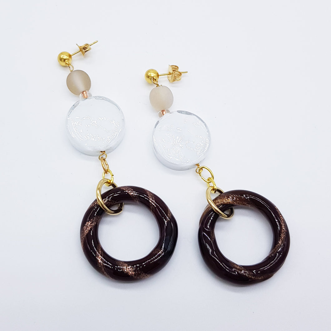 ORECCHINI BENNY MARRONE - Bracelet brown