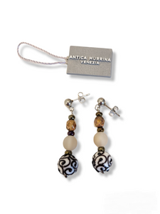 ORECCHINI BURANO MARRONE - Earrings - Island Collection