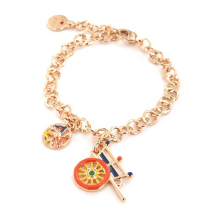 BYSIMON - Bracciale ciondolo carretto sicilia