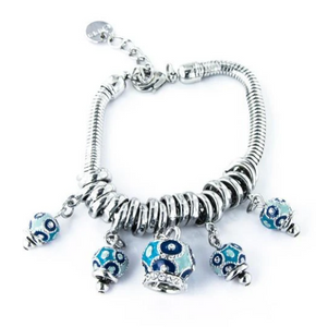 BYSIMON - Bracciale con campanelle smaltate