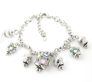 BYSIMON - Bracciale con campanelle smaltate