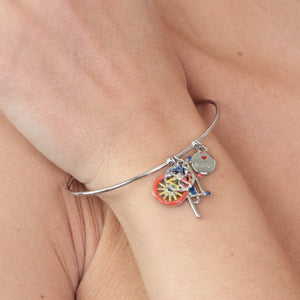 BYSIMON - Bracciale rigido con carretto siciliano