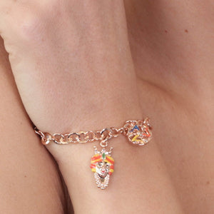 BYSIMON - Bracciale ciondolo testa di moro siciliana