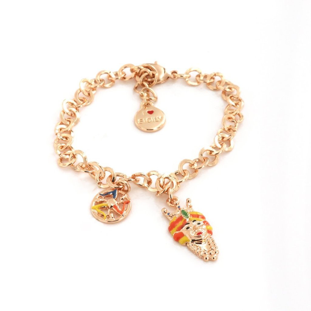 BYSIMON - Bracciale ciondolo testa di moro siciliana