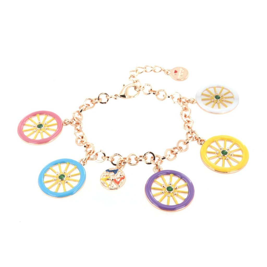 BYSIMON - Bracciale con ciondolo carro siciliano