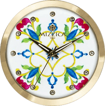 Carica l&#39;immagine nel visualizzatore di Gallery, MIZZICA Time - Orologio Keramos – MC106 - Clock with typical symbol
