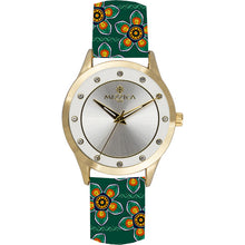 Carica l&#39;immagine nel visualizzatore di Gallery, MIZZICA Time - Orologio con simbolo tipico siciliano Deruta – MA118 - Clock with typical Sicilian symbol
