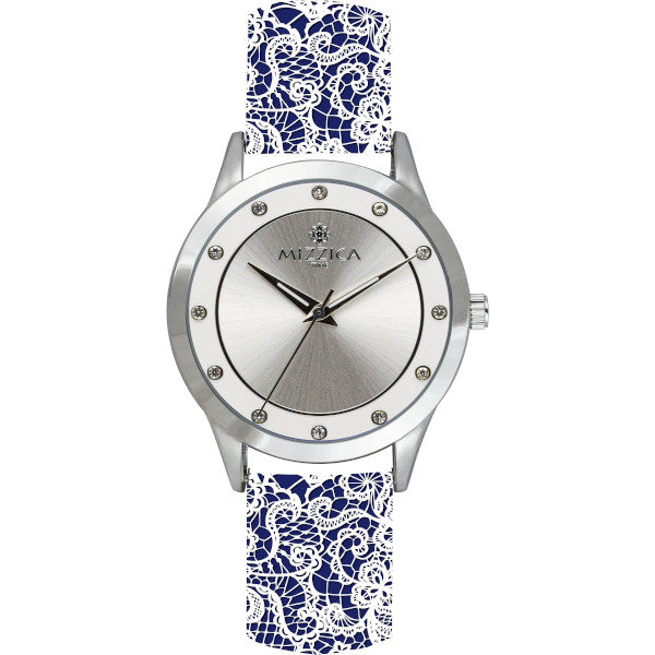 MIZZICA Time - Orologio con simbolo tipico Il Merletto quadrante stampato – MA122 - Clock with typical symbol