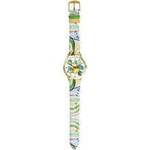 Carica l&#39;immagine nel visualizzatore di Gallery, MIZZICA Time - Orologio con simbolo tipico siciliano I Limoni quadrante stampato – MB104 - Clock with typical Sicilian symbol The Lemons
