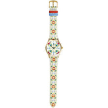 Carica l&#39;immagine nel visualizzatore di Gallery, MIZZICA Time - Orologio con simbolo tipico siciliano Keramos quadrante stampato – MB106 - Clock with typical Sicilian symbol Keramos
