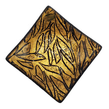 Carica l&#39;immagine nel visualizzatore di Gallery, Ciotola svuotatasche gold in vetro di murano made in italy
